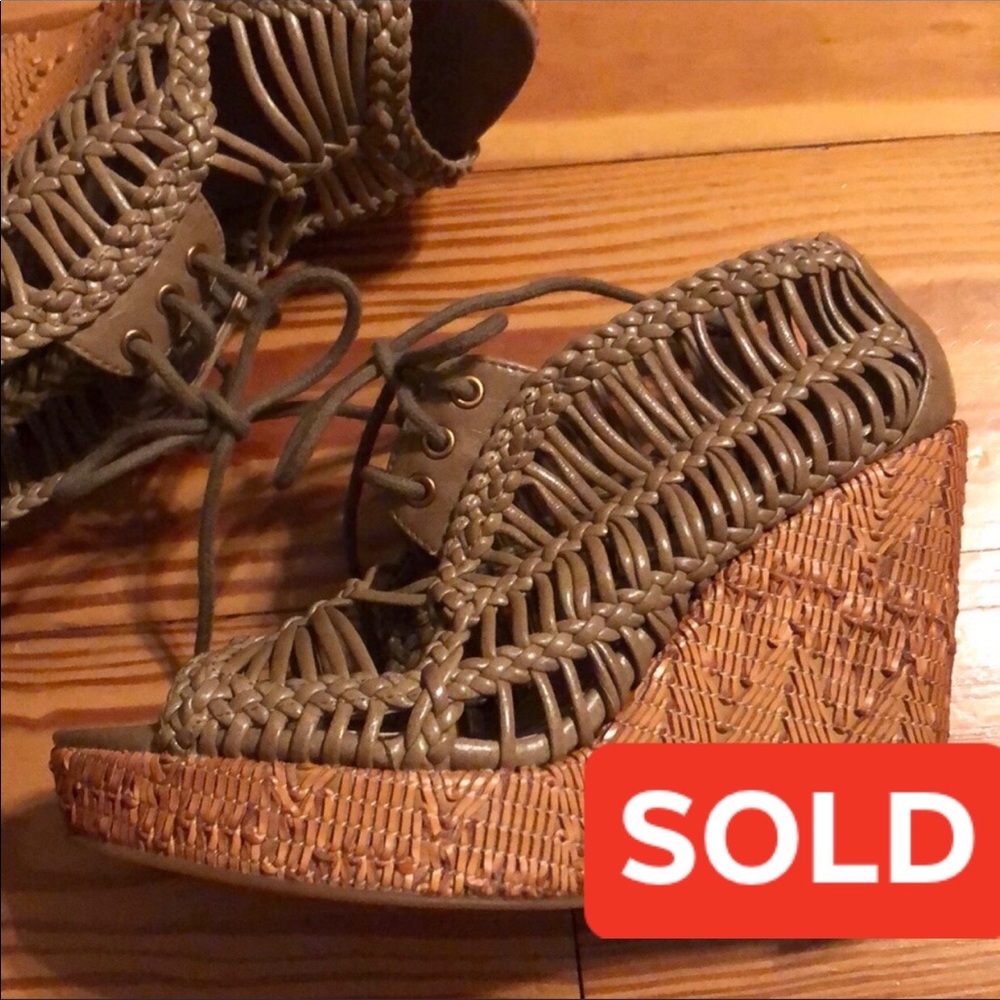 daniblack wedge sandals
